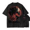 Nuova Top Moda Gioco di Ruolo d'Azione Periferiche Blood Borne T-shirt Stampata Vintage Lavata Uomo Donna Cotone Ampia Oversize Tee