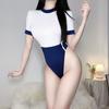 Sex Underwear Pure Campus Sports Onesie Uniform Student Wear Seduction Sexy Passion Suit Skinny Swimsuit