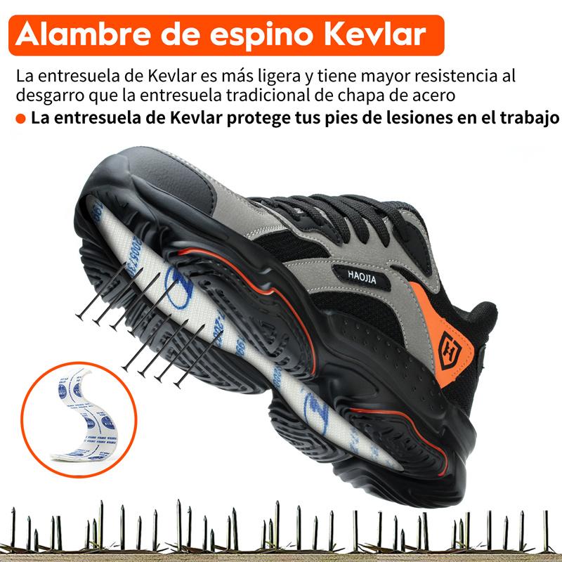 Work Sneakers for Men Safety Shoes Anti-smash Anti puncture Indestructible shoes Breathable comfort Steel Toe Protection Shoes