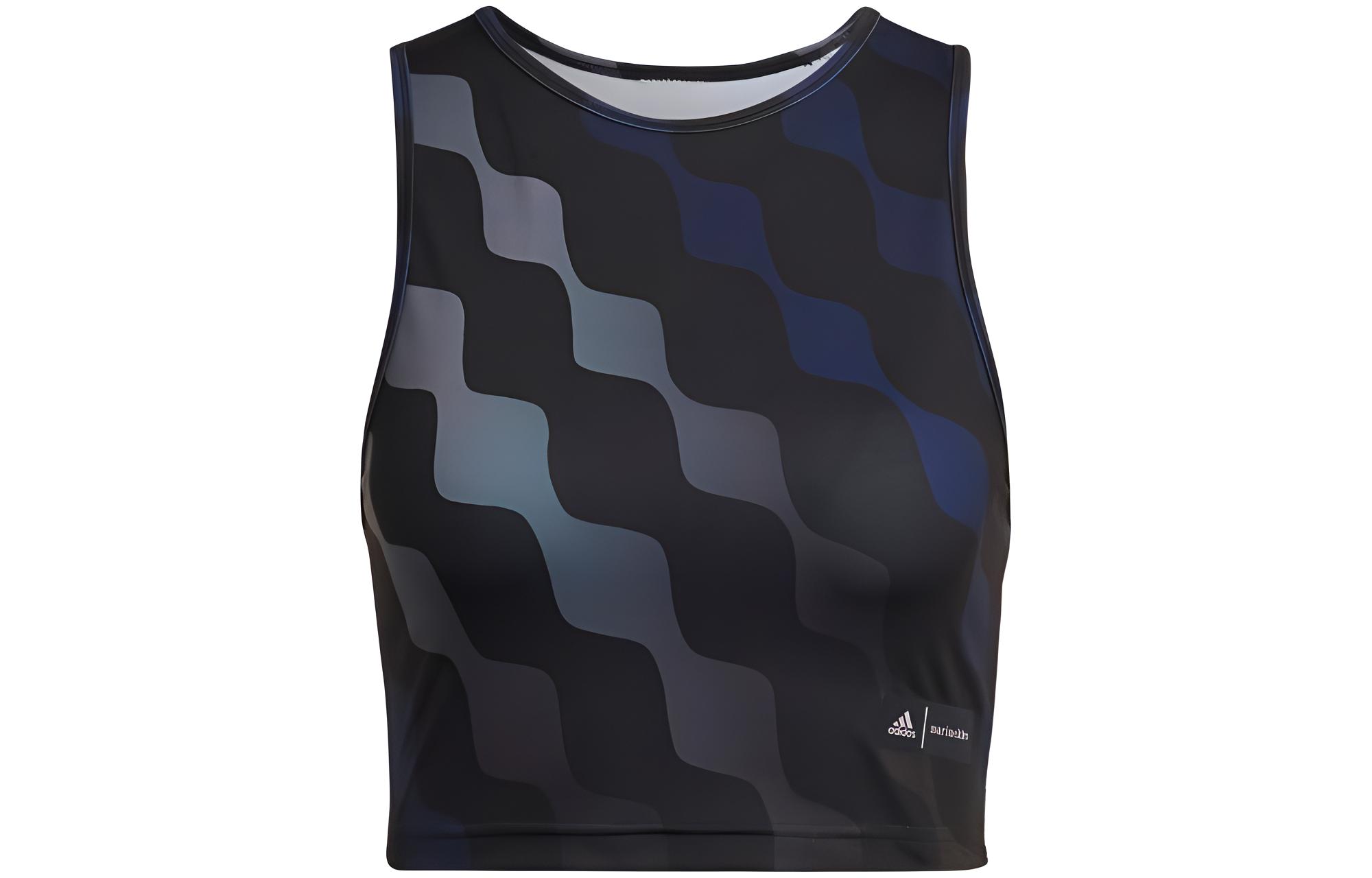 Adidas X Marimekko Tank Tops Women s Black Straight Fit HH8734 L
