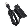 Conference Recessed Power Strip Table Furniture Outlet 2 AC Sockets 2 USB Ports 1.5m Cord