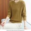 Fall Winter Women's Plus Size Sweater Short Crew Neck Knitwear Sweater Loose Pullover Knit Top Stretch Jumper