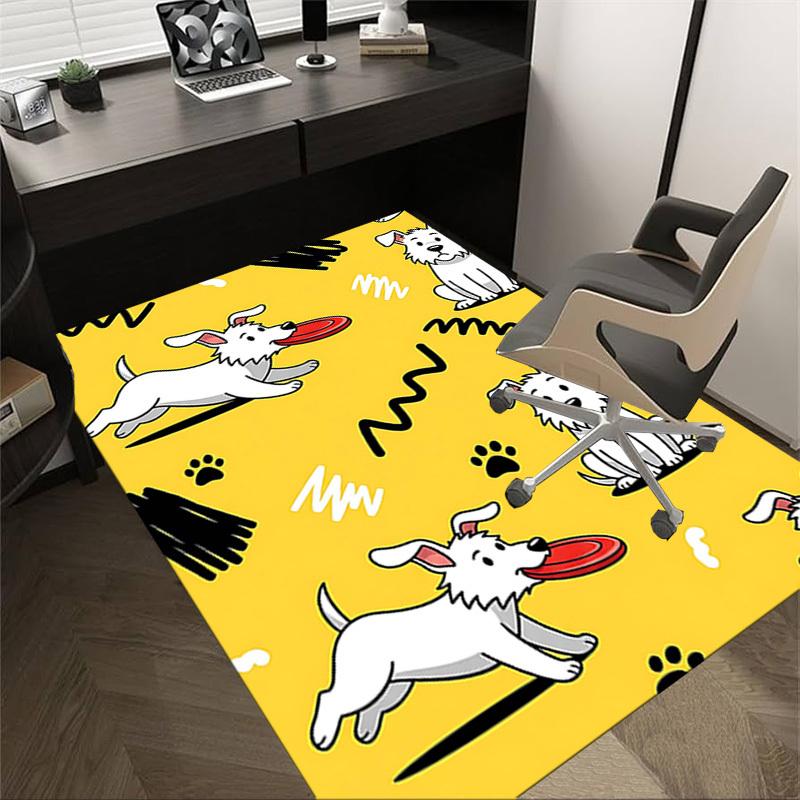 

1PC Dogs Frisbee Extra Large Non-Slip Floor carpet, Office, family, bedroom, Studio - Large Area Rug Indoor Rugs, Vibrant Colors-W293 60cm by 90cm