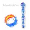 Crystal Glass Dildo Long Butt Plug Waterproof Colourful Anal Beads Non Vibrating Butt Plugs