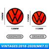 1 set ABS Replacement Style Front Grill Badge & Rear Trunk lid Emblem For VW Golf MK7 2014-2017 Golf MK7.5 2018-2020 Without CC QV6