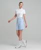 DOWNBLOW Women'S Golf Wear Stretch Elastic Pintuck Bermuda Knee-Length Shorts Dbc 1916W