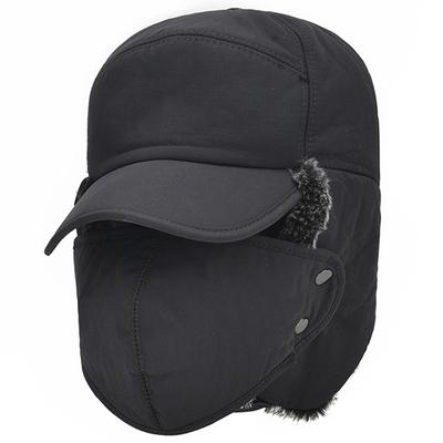3 in 1 Mütze mit Vollgesicht-Ohrenklappe Winterwarme Mütze für Outdoor-Sport Skifahren