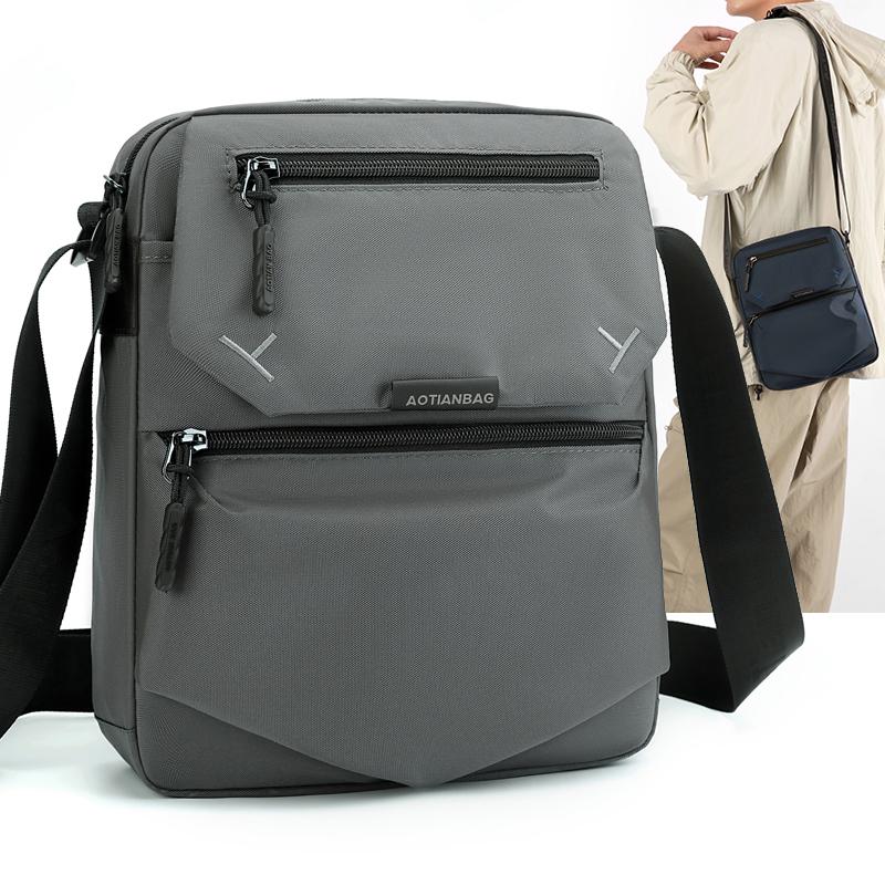 Herren Große Kapazität Mehrfachtaschen Oxford Tasche Schulter Umhängetasche