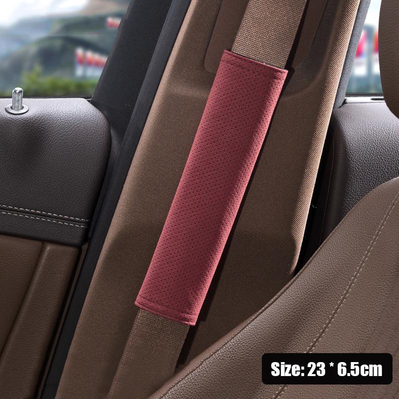 Car Seat Belt Cover Suede Safety Belt Shoulder Cover Protection Pad For Tesla Model 3 Model S Model Y Universal Accessories