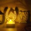 Gypsum Candlestick Silicone Mold Candle Base Mould Horse Head Candle Holder Mold Ornament Home Decoration Mould