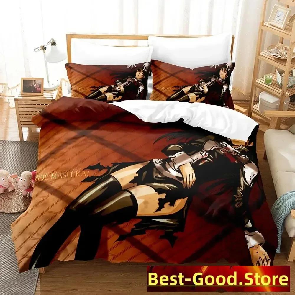 New D.Gray-man Bedding Set Single Twin Full Queen King Size Bed Set Adult Kid Bedroom Duvetcover Sets Anime Parure De Lit Bed