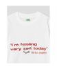 Saendeusaundeu (Unisex) Zen Slogan Short Sleeve T-Shirt White