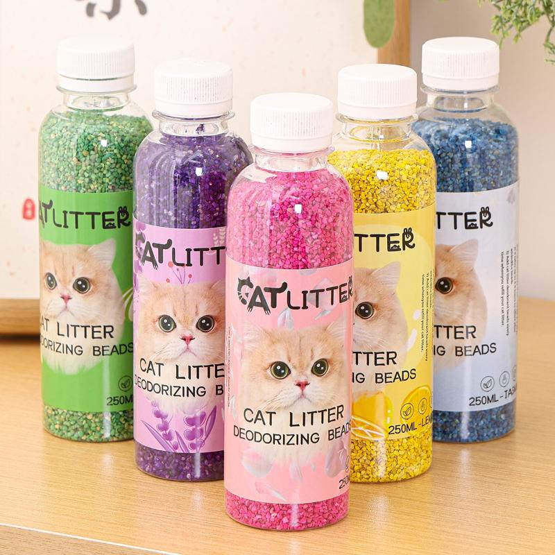 Cat Litter Deodorizing Beads Toilet Granules Litter Box Long Lasting Freshness Air Purification Deodorizer Pet Cleaning Products
