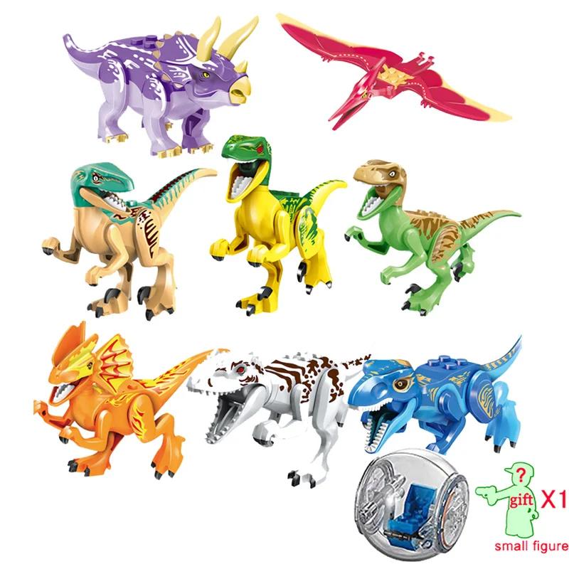 

Світ Юрського періоду Будівельні блоки Фігурки динозаврів Цеглинки З Гіросферою для втечі Тиранозавр Індомінус I-Rex Збірка Дитячі іграшки