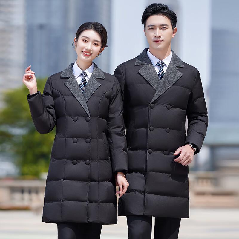 Troloman Unisex Suit Collar Padded Workwear Jacket