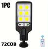 108COB Solar Lights Outdoor With 3 Mode Waterproof Motion Sensor Security Lighting LED Wall Street Lamp for Garden Patio Path
