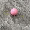 50-Piece Box of Large Pink Push Pins for Felt and Cork Boards
