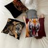 Tiger Muster Kissenbezug Dekokissen Sofa Heimdeko Hülle Kissenbezüge