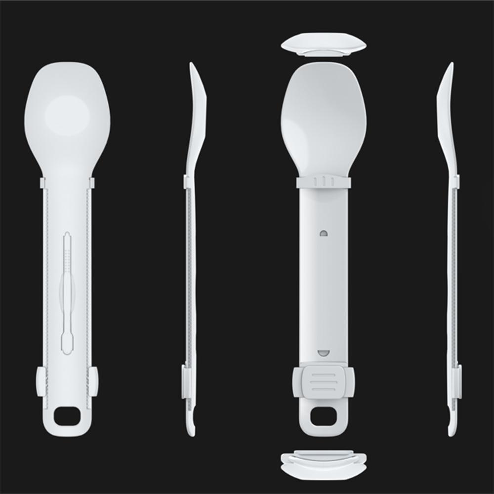 Pet Cat Feeding Spoon Push Design Portable Food Strip Cat Snack Squeezer Feeder Multipurpose Spoon With Stirring Small Spoon