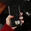 Custodia a Portafoglio Magnetica con Strass Diamante Cuore d'Amore per iPhone 17 16 15 14 13 12 XR XS 11 Pro Max Custodia Flip Pelle Glitter