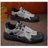 Men S Black Breathable Athletic Casual Shoes For Outdoor Hiking Wear Resistant