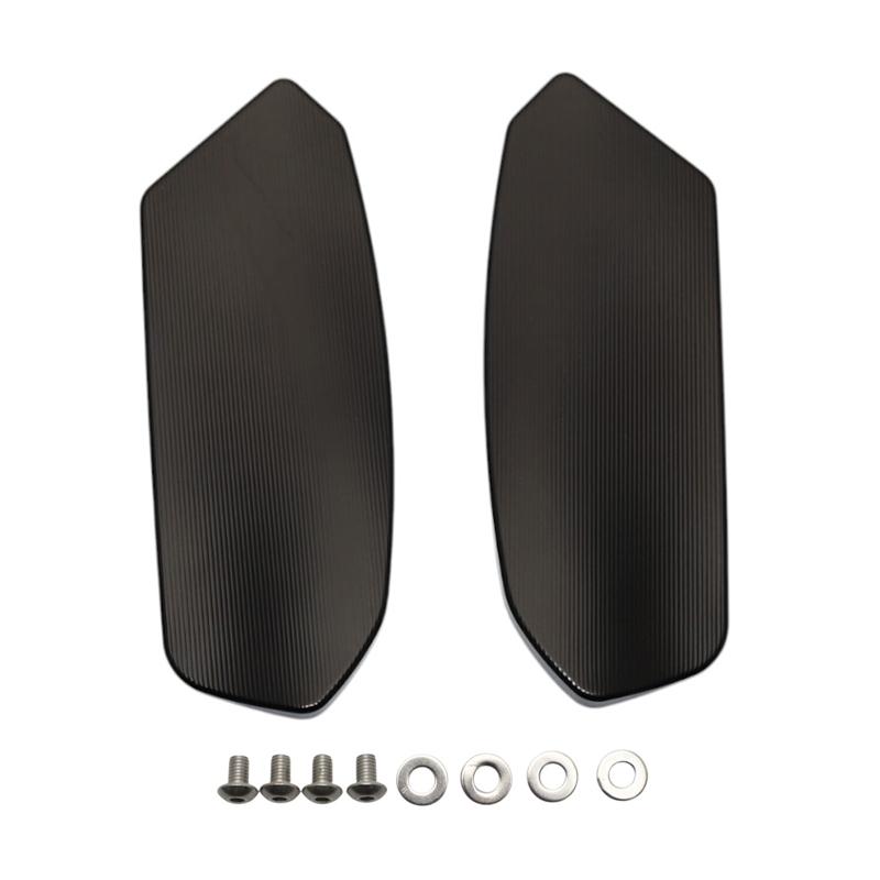 

GSX-R1000 Motorcycle Mirror Hole Decorative Cover Rearview Base baffle Eliminators Cap For SUZUKI GSXR1000R 2017-2024 2023 2022 чорний