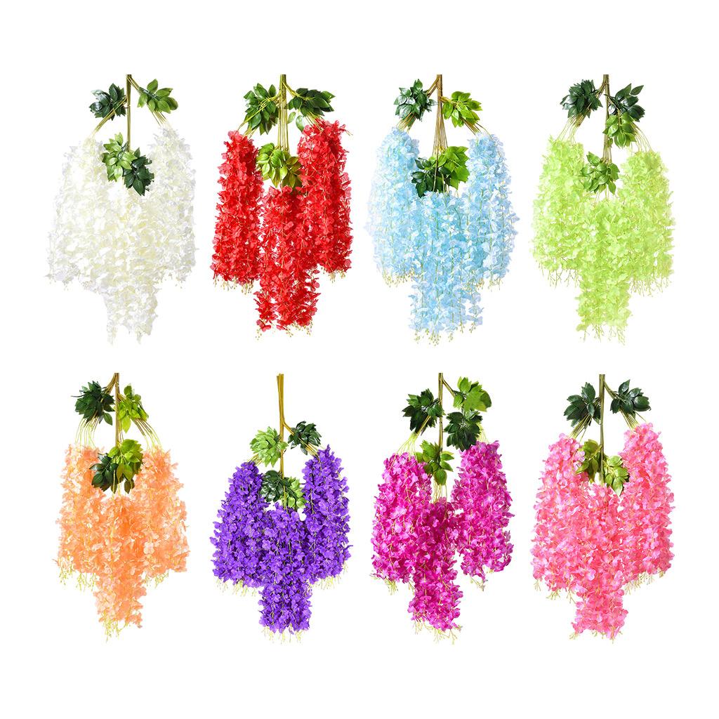 3.61Feet/Piece Artificial Fake Wisteria Ratta Garland String Hallway Decor