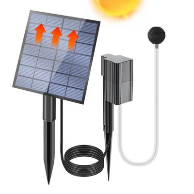 7V2.5W Geteilte Direktantrieb Solar-Luftpumpe Solar-Teich-Fischbecken Sauerstoffspender Einstellbarer Teichbelüfter Luftsprudler für Teich Fischbecken