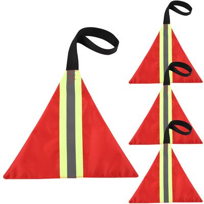 4 pezzi di bandierine riflettenti di sicurezza, bandierine di avvertimento per kayak con fettuccia per kayak, canoa, SUP