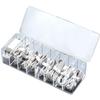 Clear Compartment Cable Organizer Box - Desktop Storage for Charging Cables and Power Cords