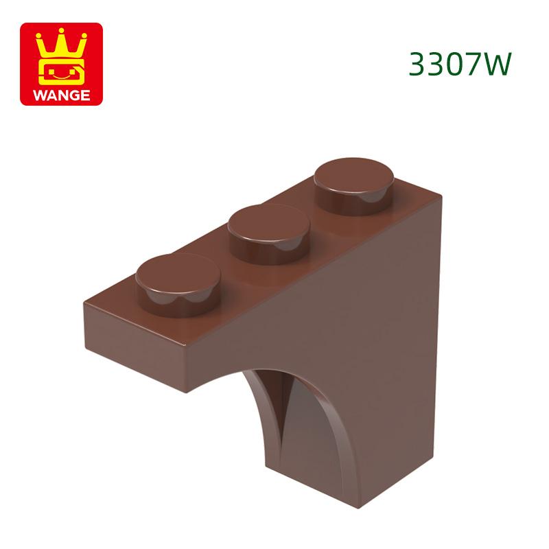 Non-Toxic 78Pcs/Lot 3307W Half Arch Building Block Moc Accessories Compatible With Bricks Diy Children Toys Construction Gift Box