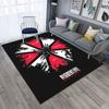 Sci-Fi game Resident Evil, Umbrella Corporation, soft carpet, home living room, office chair pad, door mat, door mat carpet U9