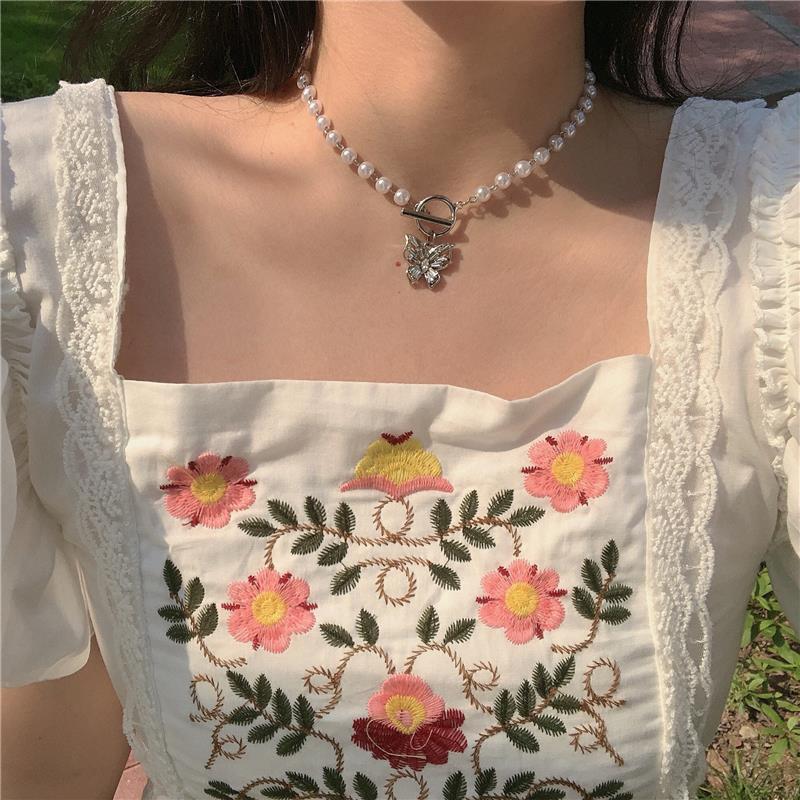 2025 Trendy Niche Beaded Necklace - Sweet, Pure, and Versatile High-End Style