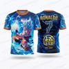 2026 New 3D Print Summer Men Women Dragon Ball Z Goku Ronaldo 7 Soccer Jersey Training Sports T-Shirt