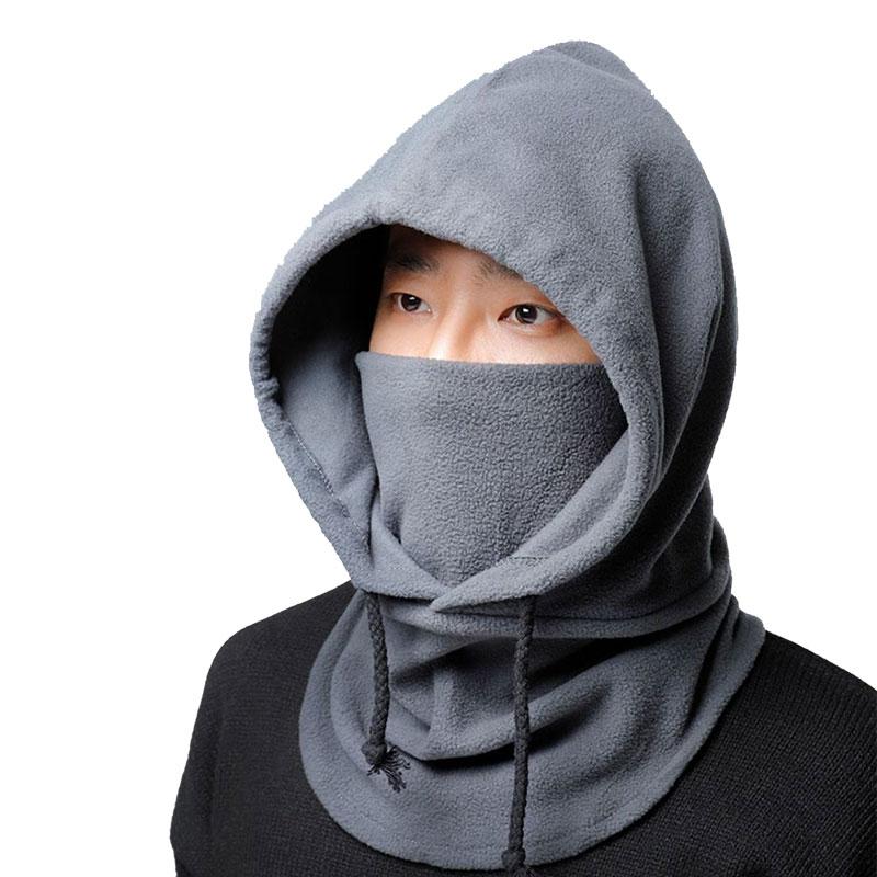 Winter Full Face Cycling Mask Fleece Ski Windproof Cap Outdoor Sports Bib Cold Padded Hood Mask Motorcycle Neck Helmet Hat