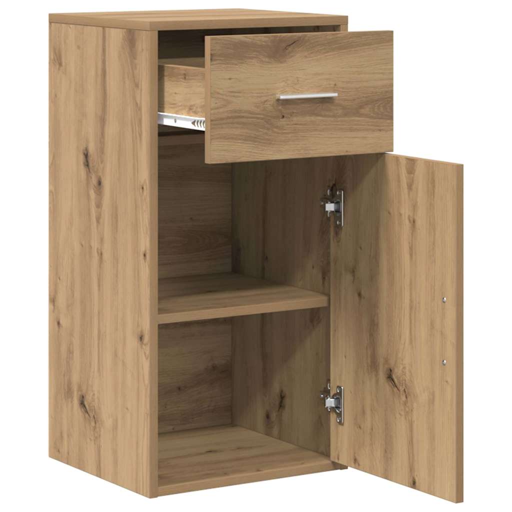 Sideboard with Drawers Artisan Oak 38 X 34 X 75 Cm