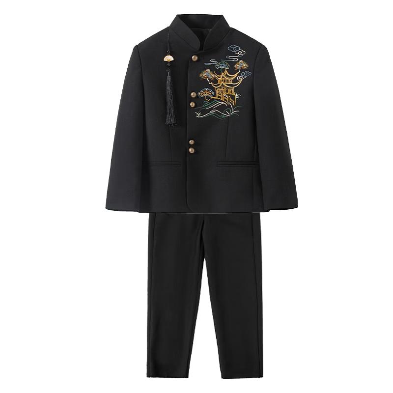Luomeng Boy s New Chinese Style Performance Suit 120