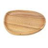 Irregular Shape Wooden Tray Wood Food Platter Lightweight Serving Tray  Cafe Shop