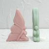 Angel Butterfly Silicone Candle Mold DIY 3D Butterfly Elf Cake Decor Baking Mould Aromatherapys Gypsum Soap Resin Mold