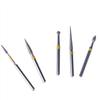 10Pcs Dental Diamond Burs Set For Teeth Porcelain Ceramics Composite Polishing Lab Material High Quality
