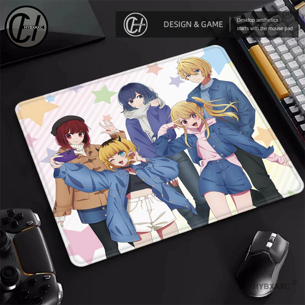 Oshi No Ko Animation Beautiful patternsOffice Computer Desk Mat Table Keyboard Small Mouse Pad Laptop Cushion Nonslip Decor