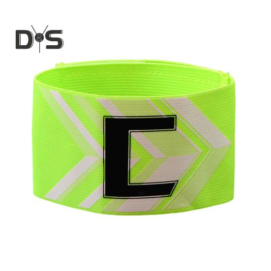 

Футбольная повязка капитана, регулируемая повязка капитана «C», эластичные повязки для баскетболистов и футбольных игроков для взрослых и молодежи зелёный