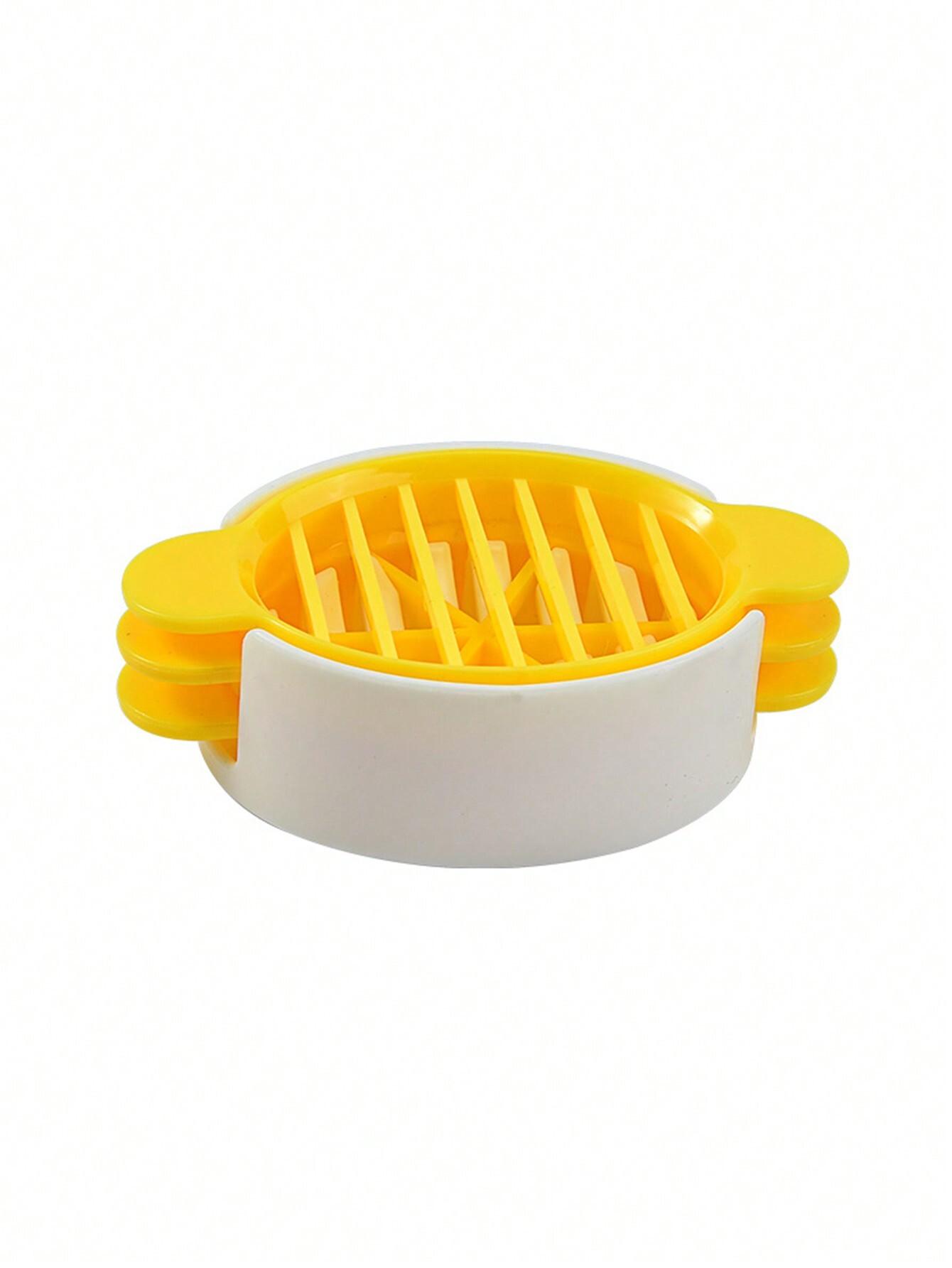 Kitchen Three-in-One Egg Slicer Multi-functional Kitchen Egg Slicing Tool жёлтый