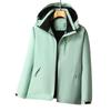 Spring and Autumn New Jacket Men's and Women's Same Windproof Removable Hat Collar Loose Casual Jacket Jacket
