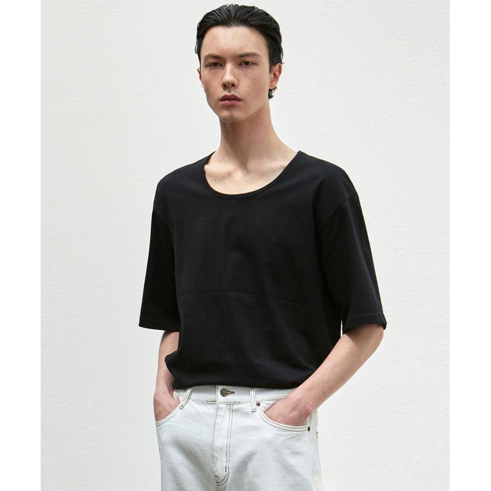 

NICKNICOLE Хлопковая футболка премиум-классаЧерный