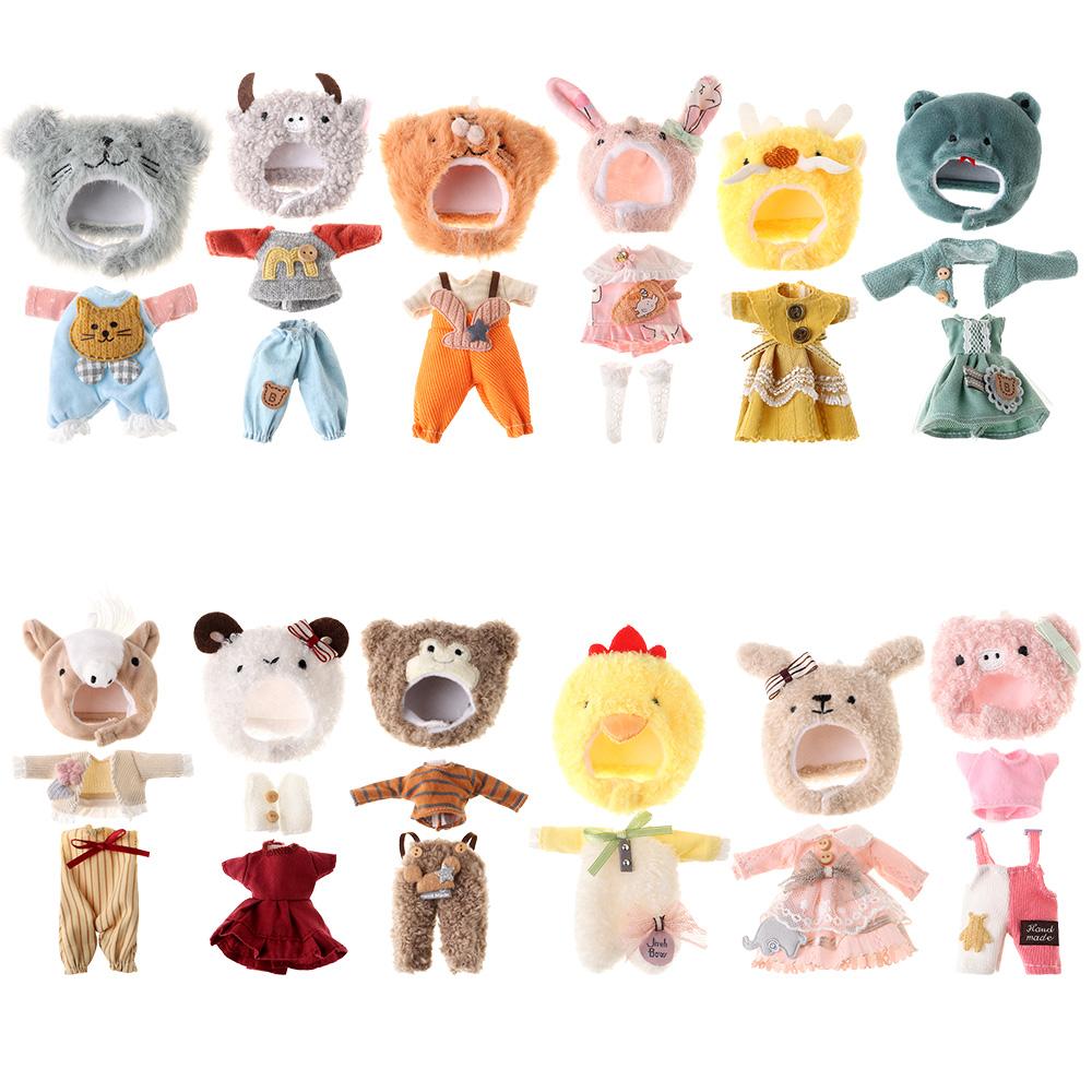 

1 комплект плюшевых брюк, шляпа, съемная детская юбка Ob11, спортивный костюм, брюки, одежда для кукол