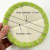 2 Pcs Replacement Pad For Cordless Electric Rotary Mop Sweeper Wireless Electric Rotary Mop Replacement Scrubber Pad