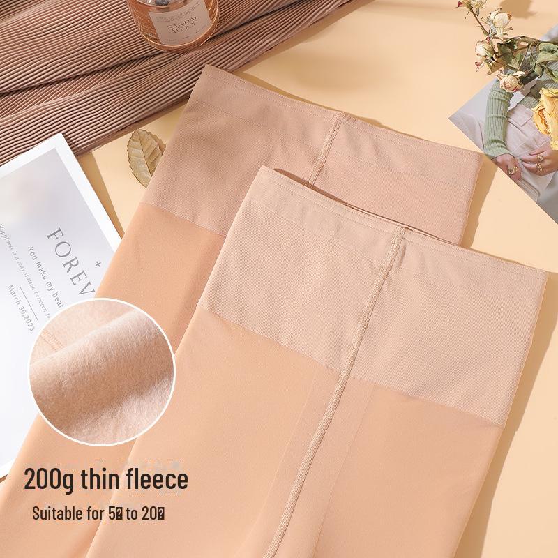 

Антивозрастные бархатные прозрачные колготки: Чулки с защитой от зацепов, весна/осень, для создания образа с голыми ногами Dark Beige-200g Thin Velvet [5-20°C]