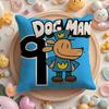 Comic Cartoon Dogmans Pillow Case Soft Plush Fabric Double-Sided Printed Cushion Cover Warm Winter Sofa Pillow Case