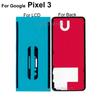 Aocarmo LCD Screen Adhesive Tape Back Cover Frame Sticker Glue For Google Pixel 3 3xl 3XL 3 XL